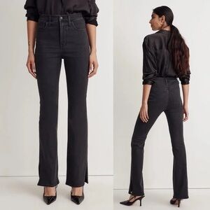 Madewell Women's Black Flare & Wide Leg Jeans